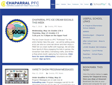 Tablet Screenshot of chaparralpfc.org